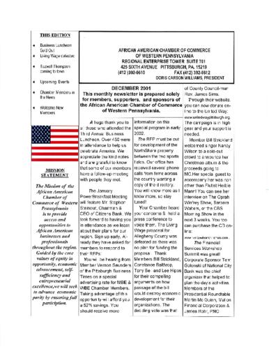 Chamber Newsletter