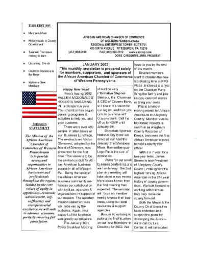 Chamber Newsletter