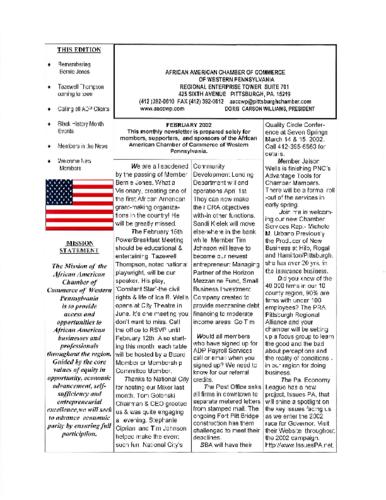 Chamber Newsletter