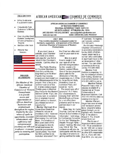 Chamber Newsletter