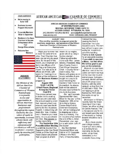 Chamber Newsletter