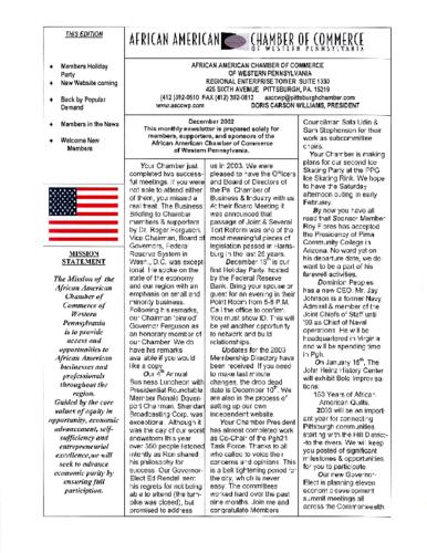 Chamber Newsletter