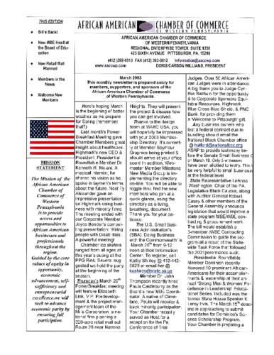 Chamber Newsletter