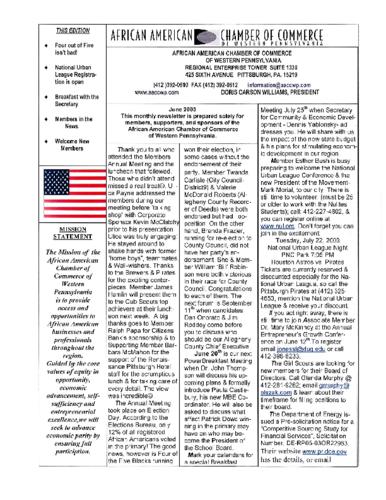 Chamber Newsletter