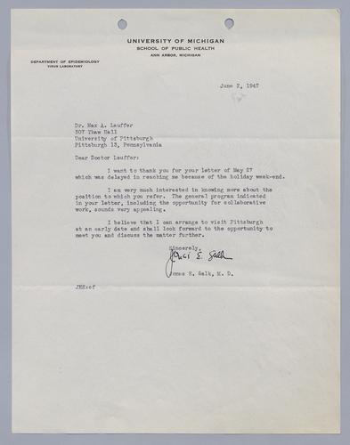 Jonas Salk to Max Lauffer