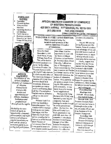Chamber Newsletter
