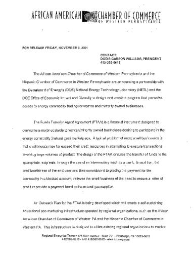 DOE and NETL Partnership