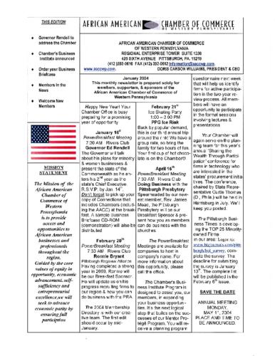 Chamber Newsletter
