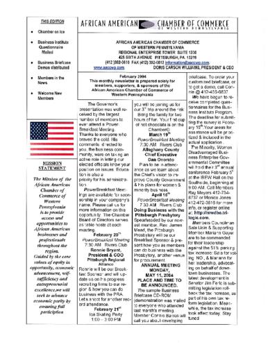 Chamber Newsletter