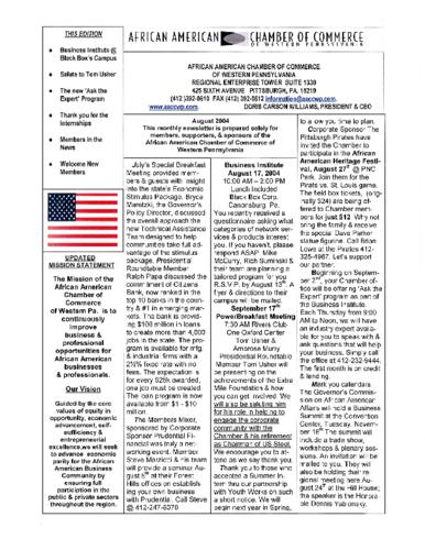 Chamber Newsletter