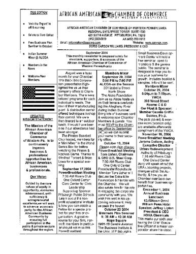 Chamber Newsletter