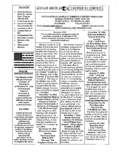Chamber Newsletter