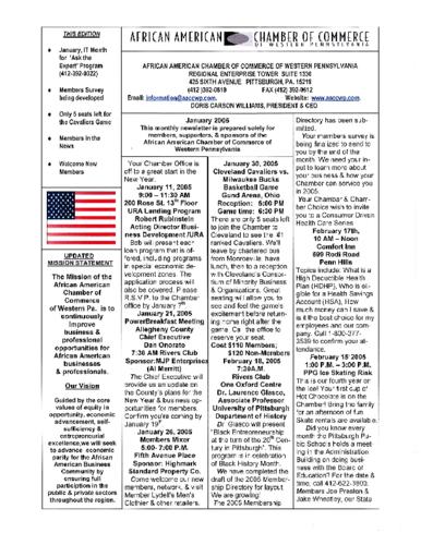 Chamber Newsletter