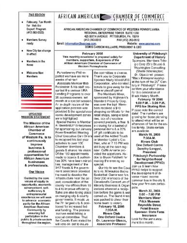 Chamber Newsletter