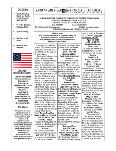 Chamber Newsletter