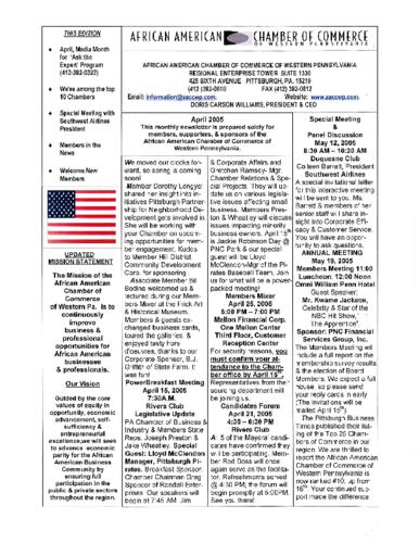 Chamber Newsletter