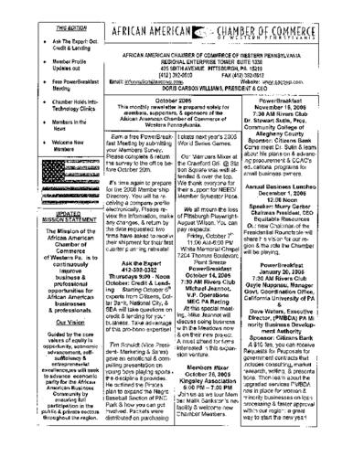 Chamber Newsletter