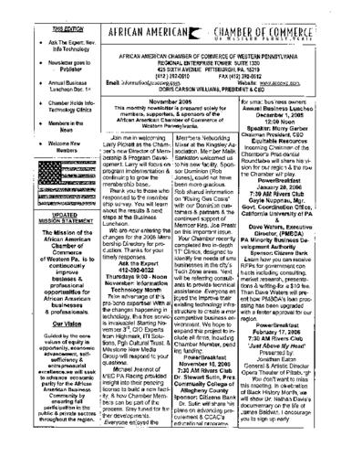 Chamber Newsletter