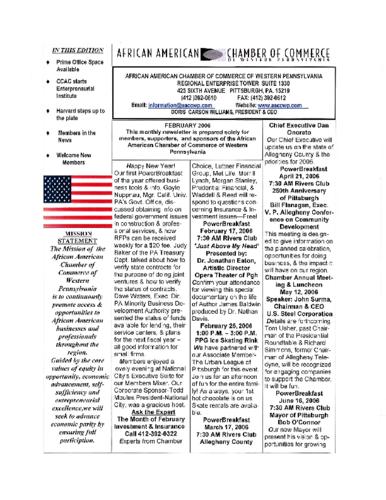 Chamber Newsletter