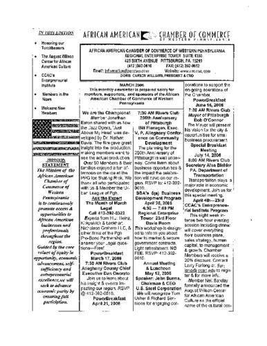 Chamber Newsletter