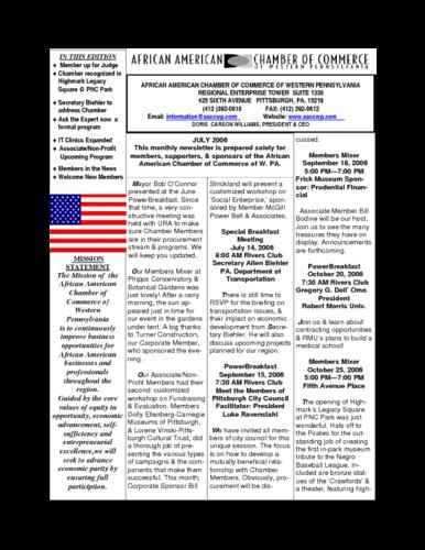 Chamber Newsletter