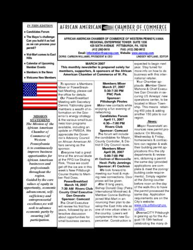 Chamber Newsletter