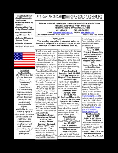 Chamber Newsletter