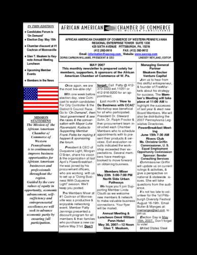 Chamber Newsletter