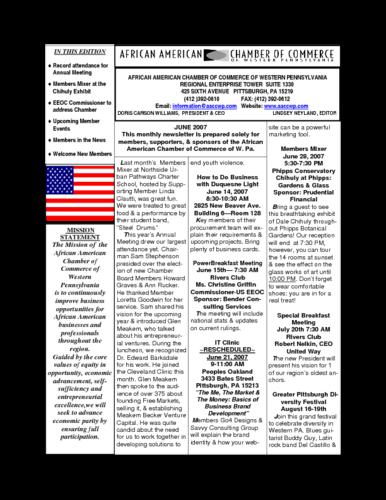 Chamber Newsletter