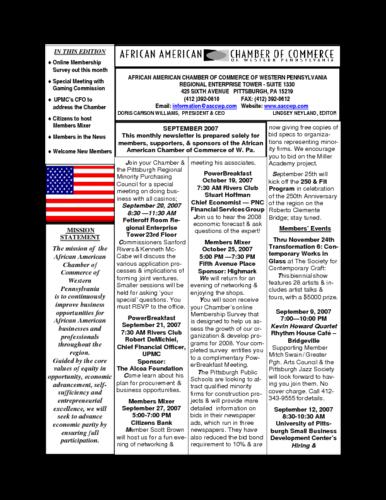 Chamber Newsletter