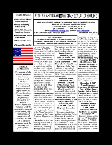 Chamber Newsletter