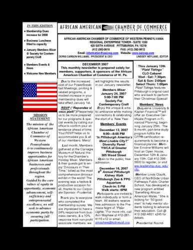 Chamber Newsletter