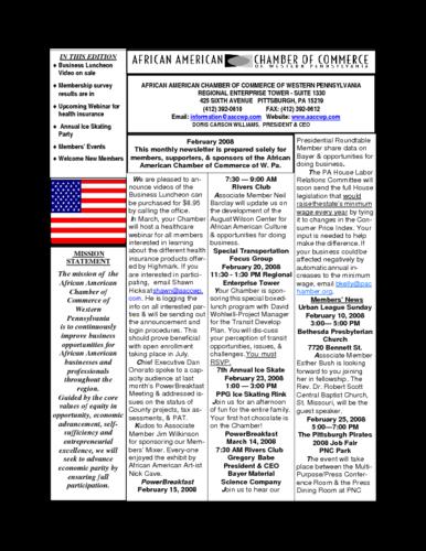Chamber Newsletter