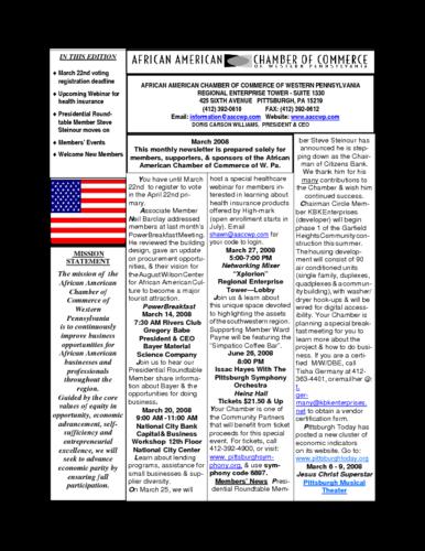 Chamber Newsletter