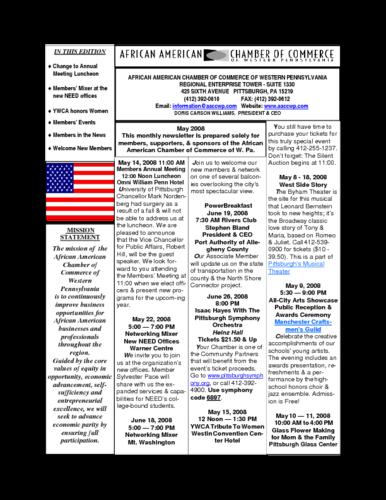 Chamber Newsletter