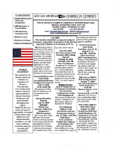 Chamber Newsletter