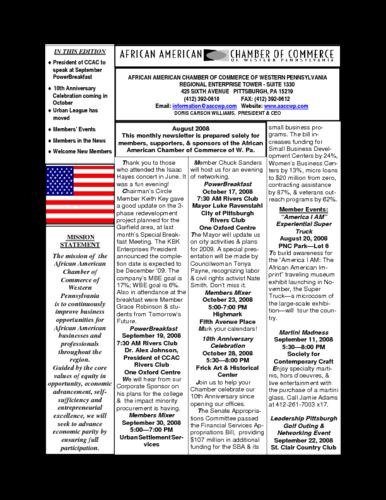 Chamber Newsletter