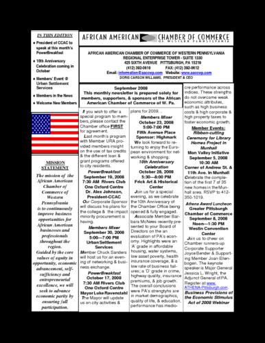 Chamber Newsletter