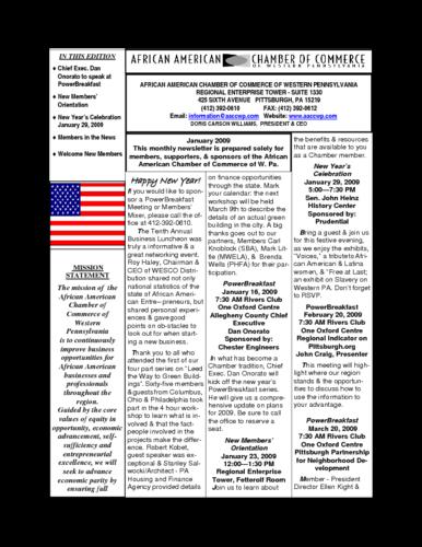 Chamber Newsletter