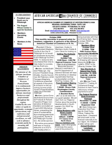 Chamber Newsletter