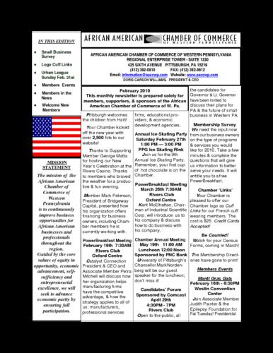 Chamber Newsletter