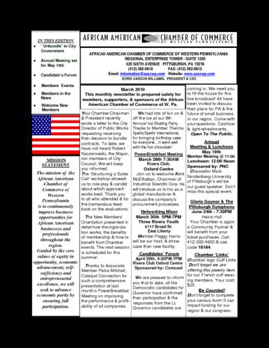 Chamber Newsletter