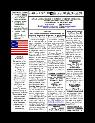 Chamber Newsletter