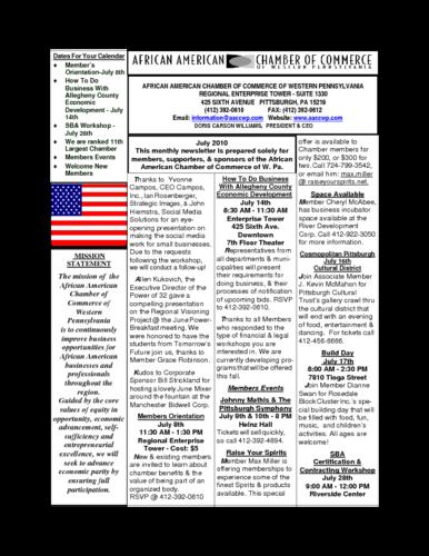 Chamber Newsletter