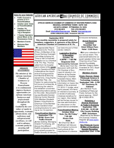 Chamber Newsletter