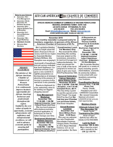 Chamber Newsletter