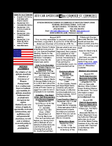Chamber Newsletter