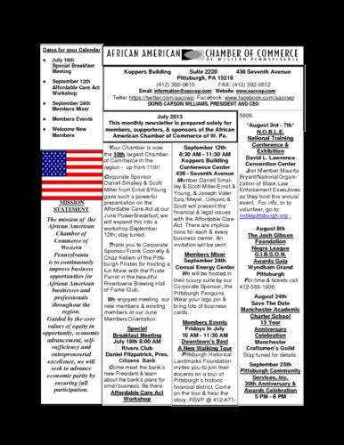 Chamber Newsletter