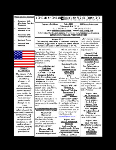 Chamber Newsletter