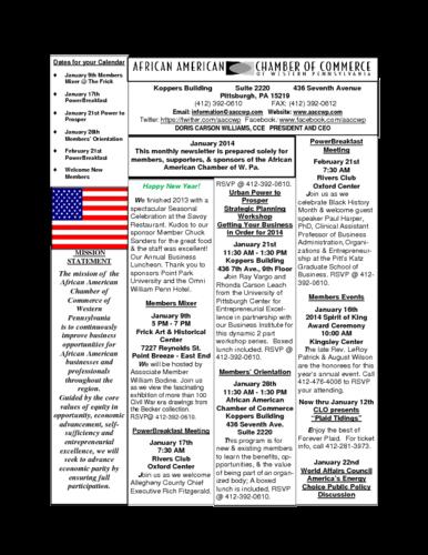 Chamber Newsletter